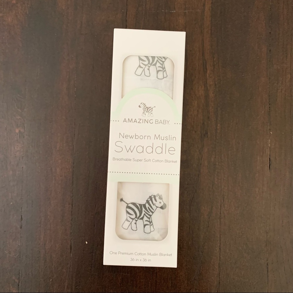 Zebra Muslim swaddle